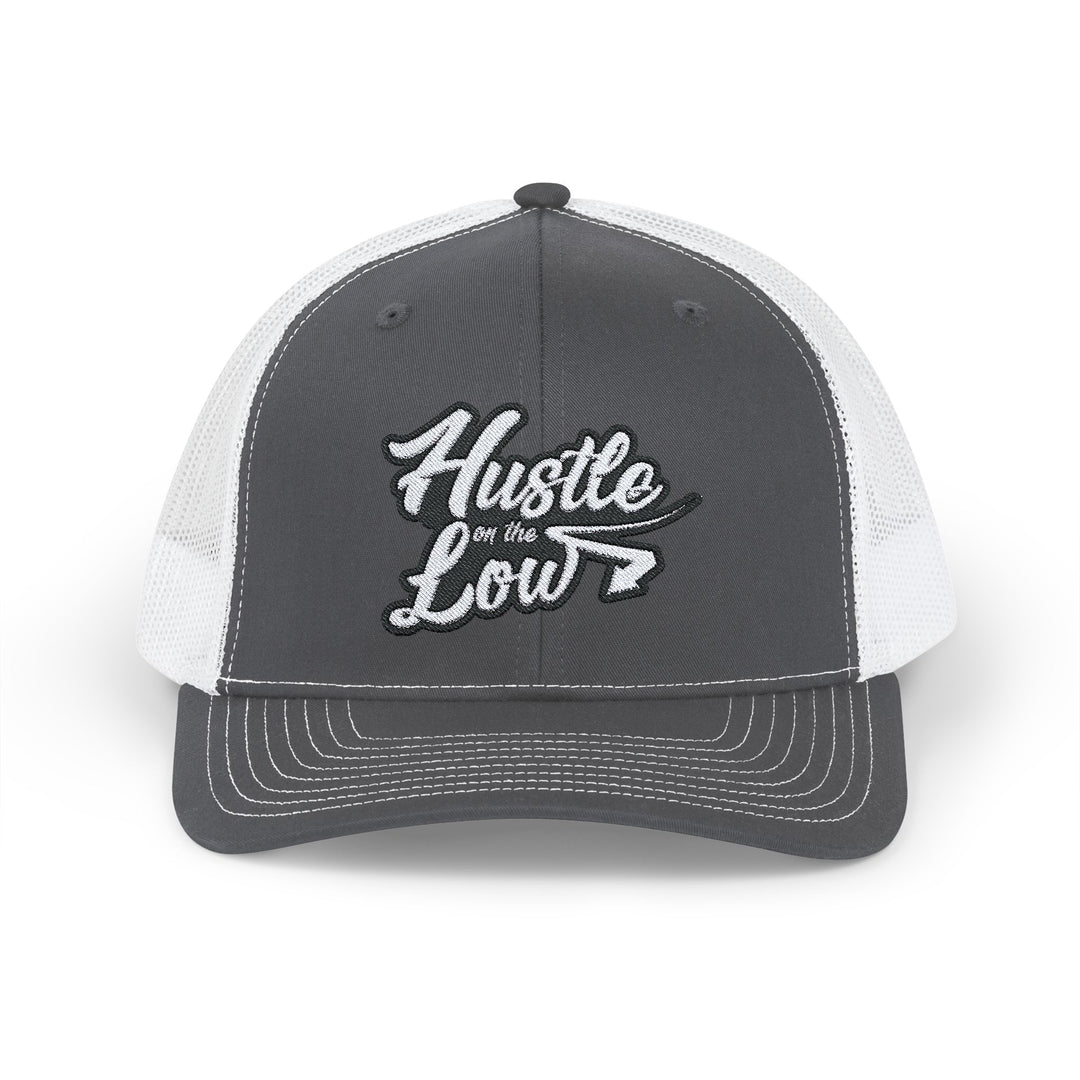 Hustle On the Low Snapback Trucker Cap