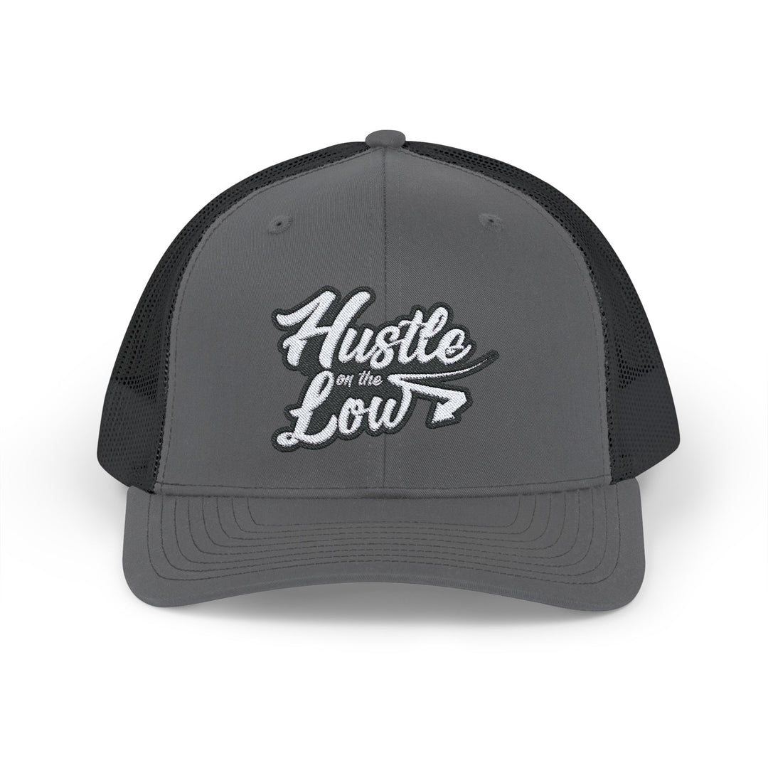 Hustle On the Low Snapback Trucker Cap