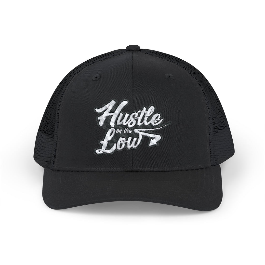 Hustle On the Low Snapback Trucker Cap