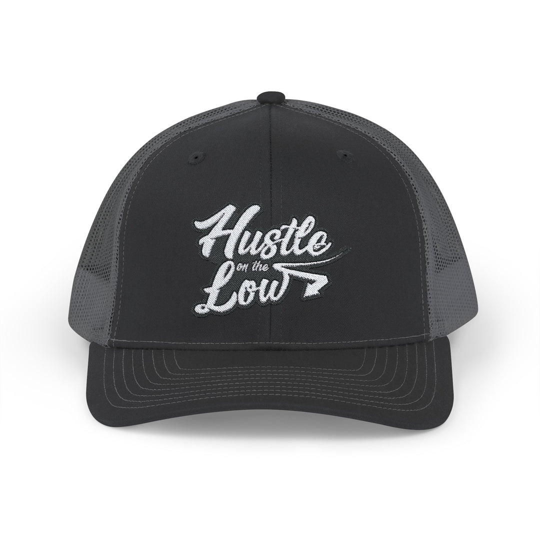 Hustle On the Low Snapback Trucker Cap